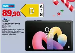 TCL - Tablet Tab1016en464gb TCL - Tablet Tab1016en464gb