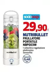 Nutribullet - Frullatore Portatile Nbp003w Nutribullet - Frullatore Portatile Nbp003w