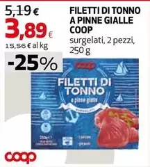 Coop - Filetti Di Tonno A Pinne Gialle Coop - Filetti Di Tonno A Pinne Gialle