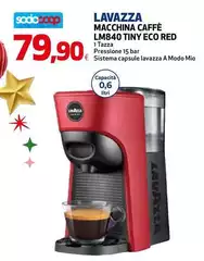 Lavazza - Macchina Caffè LM840 Tiny Eco Red Lavazza - Macchina Caffè LM840 Tiny Eco Red