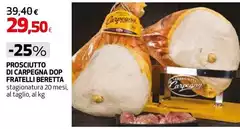 Beretta - Prosciutto Di Carpegna DOP Beretta - Prosciutto Di Carpegna DOP