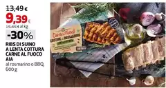 Aia - Ribs Di Suino A Lenta Cottura Carne Al Fuoco Aia - Ribs Di Suino A Lenta Cottura Carne Al Fuoco