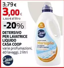 Coop - Detersivo Per Lavatrice Liquido Coop - Detersivo Per Lavatrice Liquido