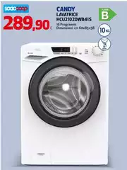 Candy - Lavatrice HCU210 2DWB41S Candy - Lavatrice HCU210 2DWB41S