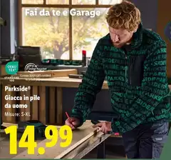 Parkside - Giacca In Pile Da Uomo Parkside - Giacca In Pile Da Uomo