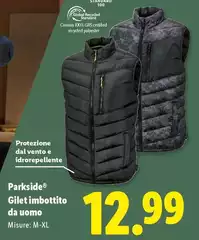 Parkside - Gilet Imbottito Da Uomo Parkside - Gilet Imbottito Da Uomo