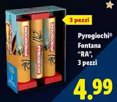 Pyrogiochi - Fontana "Ra", 3 Pezzi 