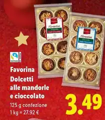 Favorina - Dolcetti Alle Mandorle A Cioccolato