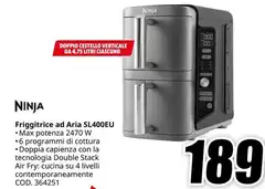 Ninja - Friggitrice Ad Aria Sl400eu Ninja - Friggitrice Ad Aria Sl400eu