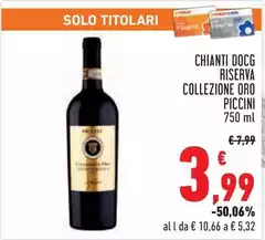Piccini - Chianti DOCG Riserva Collezione Oro