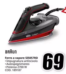 Braun - Ferro A Vapore SI5057RD Braun - Ferro A Vapore SI5057RD