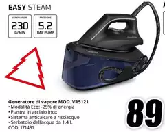 Energia - Generatore Di Vapore Mod. VR5121 Energia - Generatore Di Vapore Mod. VR5121
