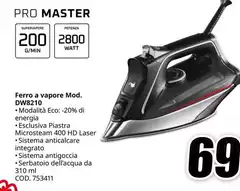 De Longhi - Ferro A Vapore Mod. DW8210 De Longhi - Ferro A Vapore Mod. DW8210