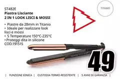 Piastra Lisciante 2 In 1 Look Lisci & Mossi Piastra Lisciante 2 In 1 Look Lisci & Mossi