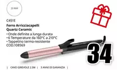 Ferro Arricciacapelli Quartz Ceramic Ferro Arricciacapelli Quartz Ceramic