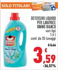 Omino Bianco - Detersivo Liquido Per Lavatrice Omino Bianco - Detersivo Liquido Per Lavatrice