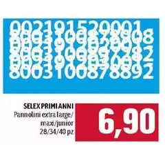 Selex - Pannolini Extra Large/ Max/junior Selex - Pannolini Extra Large/ Max/junior