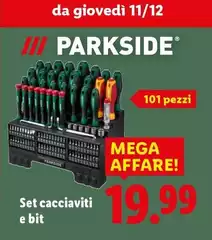Parkside - Set Cacciaviti E Bit Parkside - Set Cacciaviti E Bit