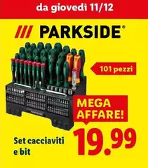 Parkside - Set Cacciaviti E Bit Parkside - Set Cacciaviti E Bit