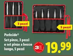 Parkside - Set Pinze, 3 Pezzi O Set Pinze A Becco Lungo, 5 Pezzi Parkside - Set Pinze, 3 Pezzi O Set Pinze A Becco Lungo, 5 Pezzi