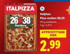 Italpizza - Pizza Verdure 26x38 Italpizza - Pizza Verdure 26x38