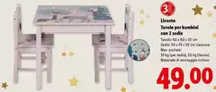 Livarno Home - Tavolo Per Bambini Con 2 Sedie Livarno Home - Tavolo Per Bambini Con 2 Sedie