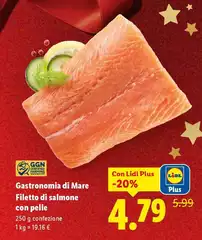 Gastronomia Di Mare - Filetto Di Salmone Con Pelle Gastronomia Di Mare - Filetto Di Salmone Con Pelle