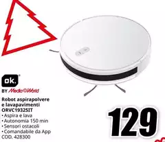 Robot Aspirapolvere E Lavapavimenti ORVC193251T Robot Aspirapolvere E Lavapavimenti ORVC193251T