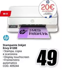 HP - Stampante Inkjet Envy 6120E HP - Stampante Inkjet Envy 6120E