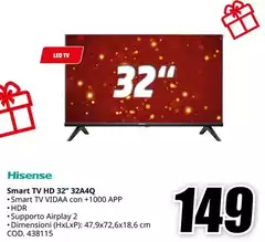 Hisense - Smart Tv Hd 32" 32A4Q Hisense - Smart Tv Hd 32" 32A4Q
