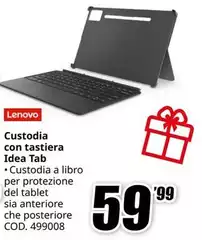 Lenovo - Custodia Con Tastiera Idea Tab Lenovo - Custodia Con Tastiera Idea Tab