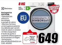Electrolux - Aciugatrice EW7128B Electrolux - Aciugatrice EW7128B