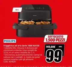 Philips - Friggitrice Ad Aria Serie 1000 NA150 Philips - Friggitrice Ad Aria Serie 1000 NA150