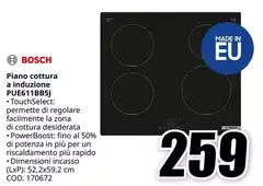 Bosch - Piano Cottura A Induzione PUE611BB5J Bosch - Piano Cottura A Induzione PUE611BB5J