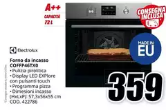 Electrolux - Forno Da Incasso Coffrey46tx0 Electrolux - Forno Da Incasso Coffrey46tx0