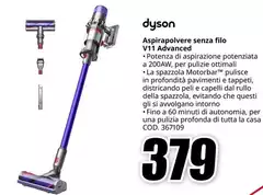 Dyson - Aspirapolvere Senza Filo V11 Advanced Dyson - Aspirapolvere Senza Filo V11 Advanced