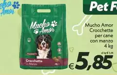Mucho Amor - Crocchette Per Cane Con Manzo Mucho Amor - Crocchette Per Cane Con Manzo