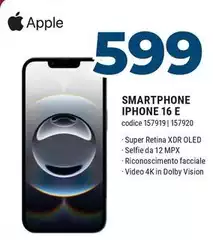 Apple - Smartphone iPhone16 E Apple - Smartphone iPhone16 E