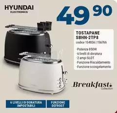 Hyundai - Tostapane SBHN-2TP8 Hyundai - Tostapane SBHN-2TP8