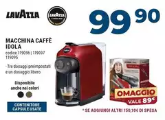 Lavazza - Idola Automatica Macchina Per Caffè A Capsule 1,1 L Lavazza - Idola Automatica Macchina Per Caffè A Capsule 1,1 L