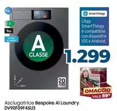 Samsung - Asciugatrice Bespoke Al Laundry DV90F09F4SU3 Samsung - Asciugatrice Bespoke Al Laundry DV90F09F4SU3