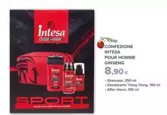 Intesa - Confezione Pour Homme Ginseng
