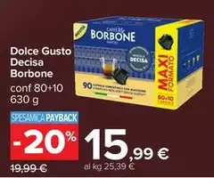 Caffe borbone - Dolce Gusto Decisa Conf 80+10 Caffe borbone - Dolce Gusto Decisa Conf 80+10