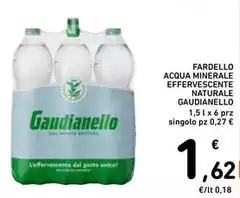 Gaudianello - Acqua Minerale Effervescente Naturale Gaudianello - Acqua Minerale Effervescente Naturale