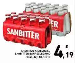 Sanbitter - Aperitivo Analcolico Sanpellegrino Sanbitter - Aperitivo Analcolico Sanpellegrino