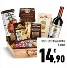 Cesto Ortensia Drink Cesto Ortensia Drink