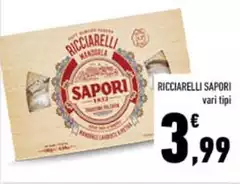 Sapori - Ricciarelli Sapori - Ricciarelli