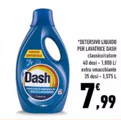 Dash - Detersivo Liquido Per Lavatrice Dash - Detersivo Liquido Per Lavatrice