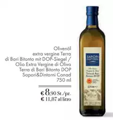 Oliva - Olivenöl Extra Vergine Terra Di Bari Bitonto DOP Sapori&Dintorni Oliva - Olivenöl Extra Vergine Terra Di Bari Bitonto DOP Sapori&Dintorni