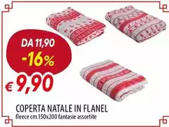 Coperta Natale In Flanel